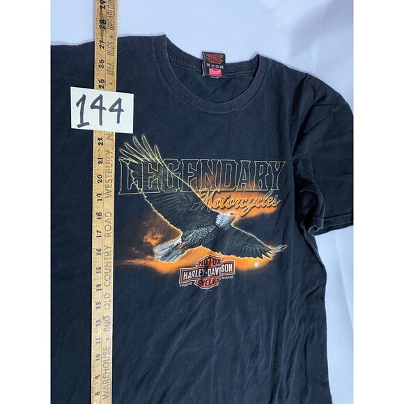 Harley-Davidson Large 2012 Large Legendary Motorcycle Eagle Flame Graphic - Picture 5 of 12